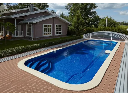 Бетонный бордюрный камень Тессера (домик) цвет на выбор