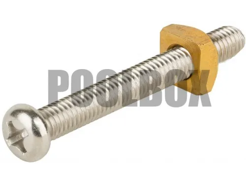 Болт с гайкой крепления хомута фланца бочки V350-V700, P400-P650, S450-S650  Emaux