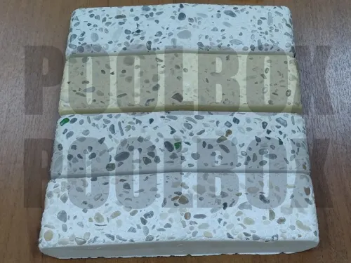 Бордюрный камень с черноморской галькой (плоский, домик, Г или П образный, плитка) цвет на выбор