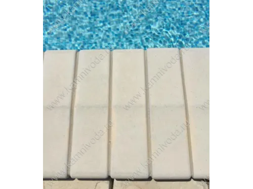 Бордюрный камень «Free Form» (домик ш. 290/350 м.) для бассейна любой формы, цвет на выбор