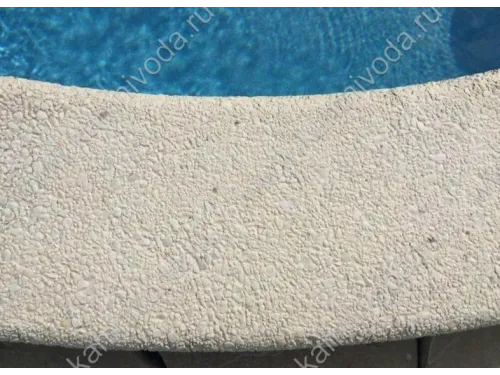 Бордюрный камень из мраморной крошки (плоский, домик, Г иил П образный, плитка) цвет на выбор