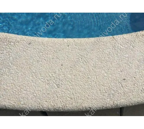 Бордюрный камень из мраморной крошки (плоский, домик, Г иил П образный, плитка) цвет на выбор