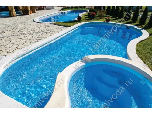 Бордюрный камень из мраморной крошки (плоский, домик, Г иил П образный, плитка) цвет на выбор