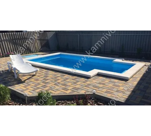 Бордюрный камень из мраморной крошки (плоский, домик, Г иил П образный, плитка) цвет на выбор