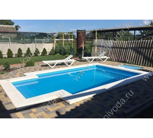 Бордюрный камень из мраморной крошки (плоский, домик, Г иил П образный, плитка) цвет на выбор