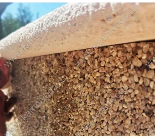 Бордюрный камень из мраморной крошки (плоский, домик, Г иил П образный, плитка) цвет на выбор