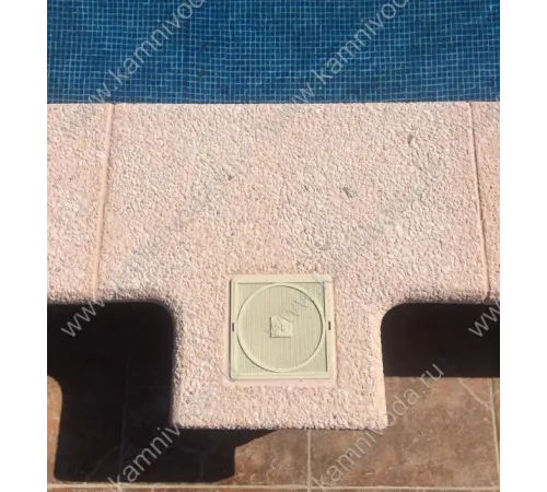 Бордюрный камень из мраморной крошки (плоский, домик, Г иил П образный, плитка) цвет на выбор