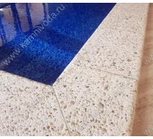 Бордюрный камень с черноморской галькой (плоский, домик, Г или П образный, плитка) цвет на выбор