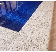 Бордюрный камень с черноморской галькой (плоский, домик, Г или П образный, плитка) цвет на выбор