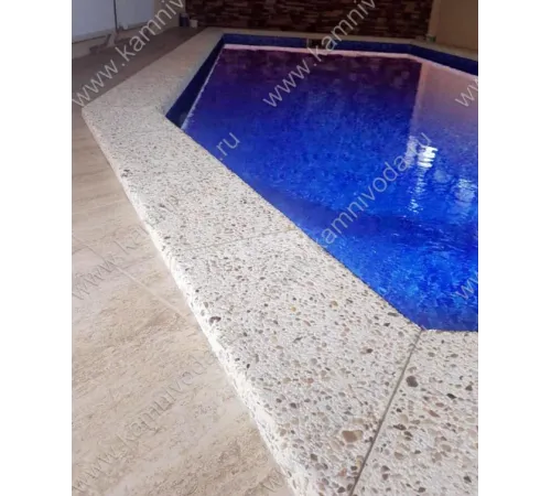 Бордюрный камень с черноморской галькой (плоский, домик, Г или П образный, плитка) цвет на выбор