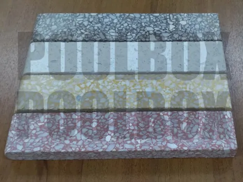 Бордюрный камень Терраццо (плоский ш. 32 см., плитка) цвет на выбор