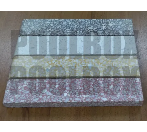 Бордюрный камень Терраццо (плоский ш. 32 см., плитка) цвет на выбор