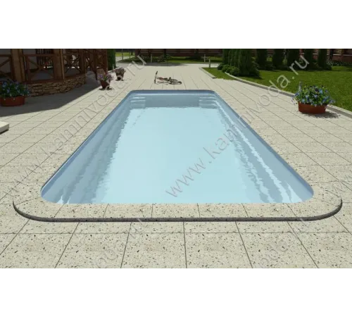 Бордюрный камень Терраццо (плоский ш. 32 см., плитка) цвет на выбор