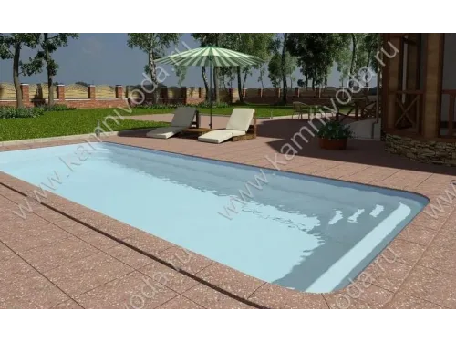 Бордюрный камень Терраццо (плоский ш. 32 см., плитка) цвет на выбор