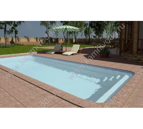 Бордюрный камень Терраццо (плоский ш. 32 см., плитка) цвет на выбор