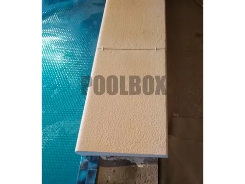 Бордюрный (копинговый) камень (500х330 мм.) Fabistone Granitus Direita (Sable) 