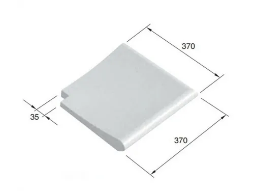 Бордюрный (копинговый) камень Carobbio Rustic угловой (внутренний)