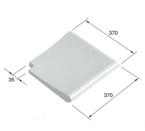 Бордюрный (копинговый) камень Carobbio Standard угловой (внутренний)