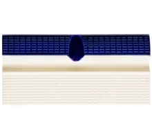 Бортовой элемент с поручнем и водостоком кобальт/беж. Aquaviva