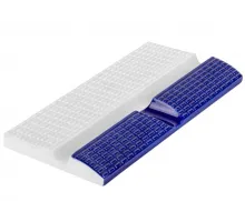 Бортовой элемент с поручнем и водостоком SertekPool 12.5х25 см. кобальт