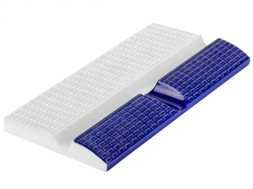 Бортовой элемент с поручнем и водостоком SertekPool 12.5х25 см. кобальт