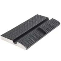 Бортовой элемент с поручнем и водостоком SertekPool 12.5х25 см. антрацит