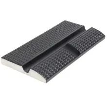 Бортовой элемент с поручнем и водостоком SertekPool 12.5х25 см. антрацит