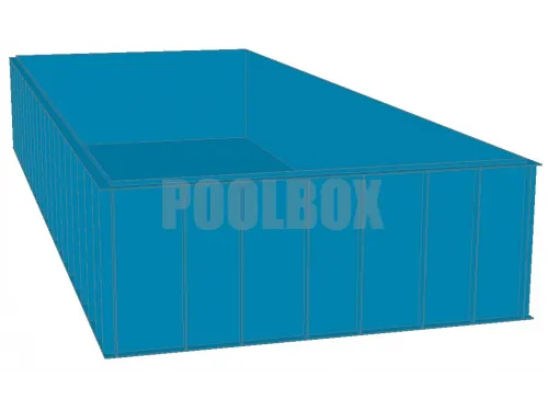 Полипропиленовый бассейн 10,0*4,0*1,5 м.