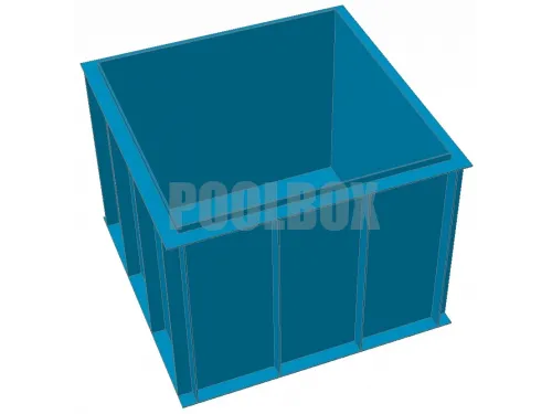 Полипропиленовый бассейн 2,0*2,0*1,5 м.