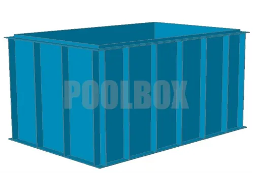 Полипропиленовый бассейн 3,0*2,0*1,5 м.