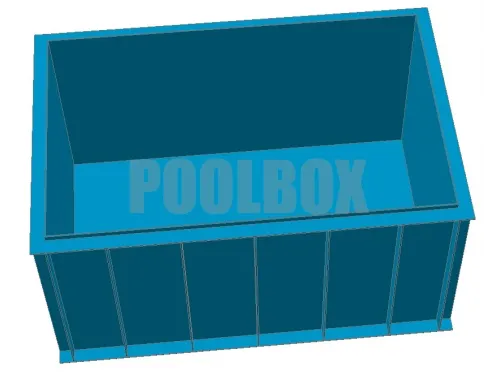 Полипропиленовый бассейн 3,0*2,0*1,5 м.