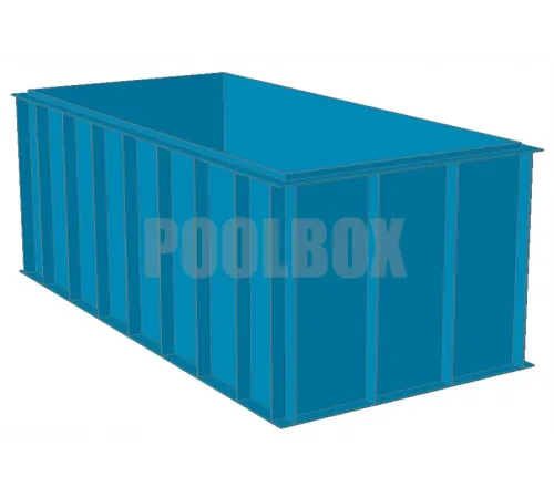 Полипропиленовый бассейн 4,0*2,0*1,5 м.