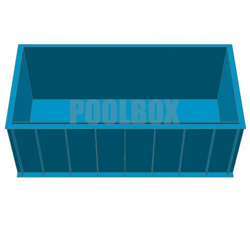 Полипропиленовый бассейн 4,0*2,0*1,5 м.