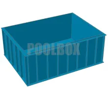 Полипропиленовый бассейн 4,0*3,0*1,5 м.