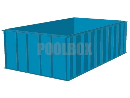 Полипропиленовый бассейн 5,0*3,0*1,5 м.