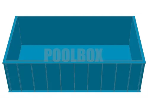 Полипропиленовый бассейн 5,0*3,0*1,5 м.