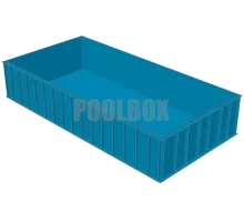 Полипропиленовый бассейн 8,0*4,0*1,5 м.