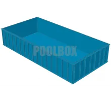 Полипропиленовый бассейн 8,0*4,0*1,5 м.