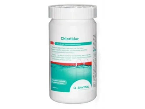 Хлориклар (банка 1 кг.) таблетки 20 гр., обеззараживание на основе хлора, Bayrol