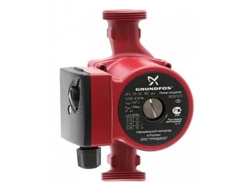 Циркуляционный насос для бассейна 1'' Grundfos UPS - 25/40 180