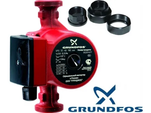Циркуляционный насос для бассейна 1'' Grundfos UPS - 25/40 180