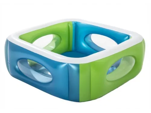 Детский надувной бассейн Bestway 51132 (168x168x56 см) с окошками