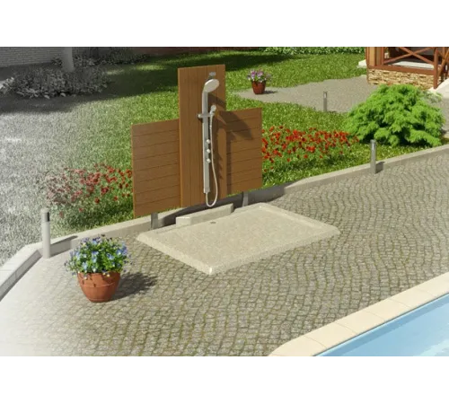 Технический приямок композитный 1,97*1,66*1,0 м. с крышкой "душ. площадка" Франмер