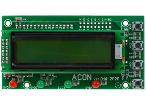 Экран 2-х строчный (зеленый) Акон
