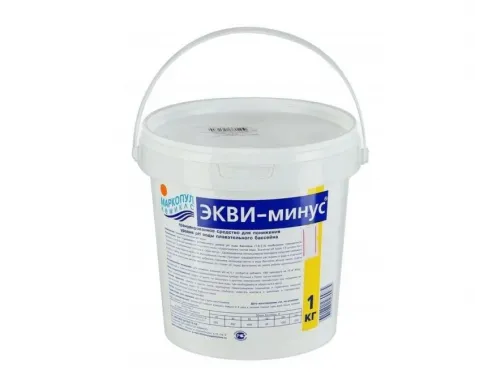 ЭКВИ-минус (ведро 1 кг.) порошок (рН-минус) для понижения уровня РН