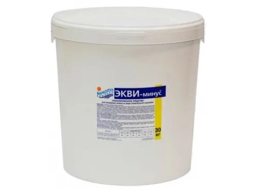 ЭКВИ-минус (ведро 30 кг.) порошок (рН-минус) для понижения уровня РН