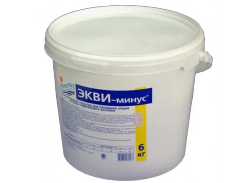 ЭКВИ-минус (ведро 6 кг.) порошок (рН-минус) для понижения уровня РН