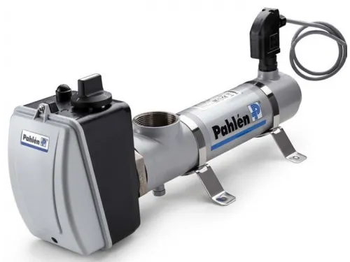 Электронагреватель 3 кВт, 220/380В с датчиком потока, Pahlen, из нерж. стали