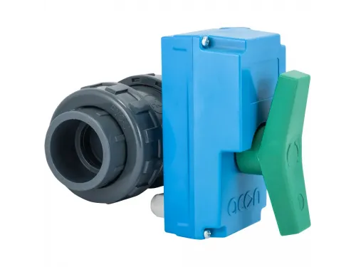 Кран шаровый СН д. 63 мм. Acon с электроприводом