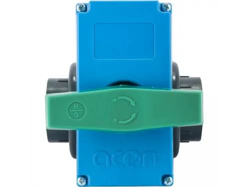 Кран шаровый СН д. 63 мм. Acon с электроприводом